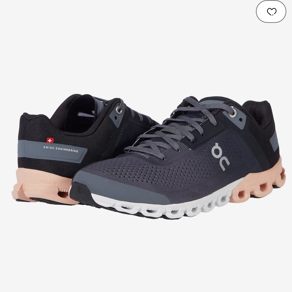 Size W 8.5 Rock/ Rose 1 On Cloudflow running shoes- worn twice